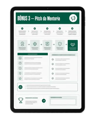 Bônus 3 — Pitch da Mentoria